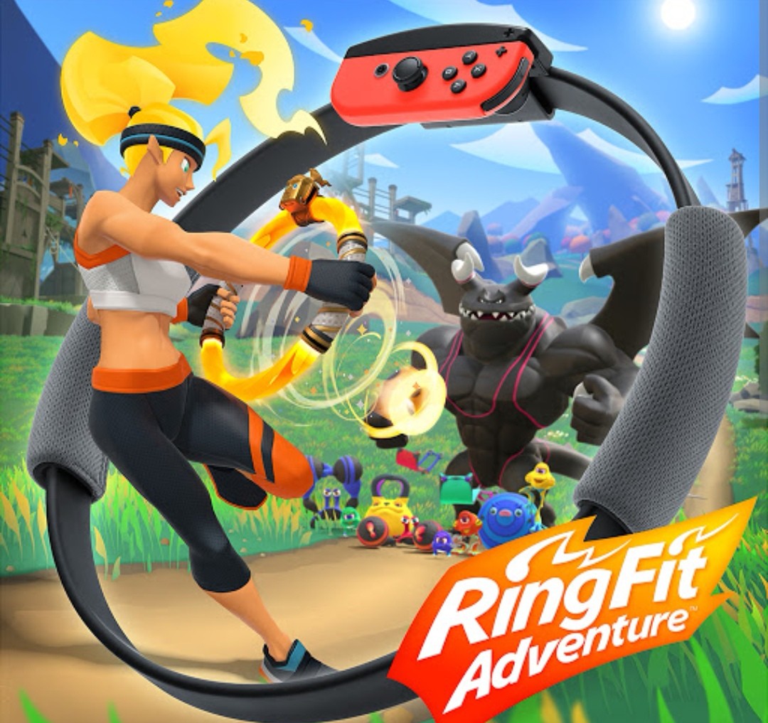 RING FIT ADVENTURE SET WITH RING-CON AND LEG STRAP FOR NINTENDO SWITCH