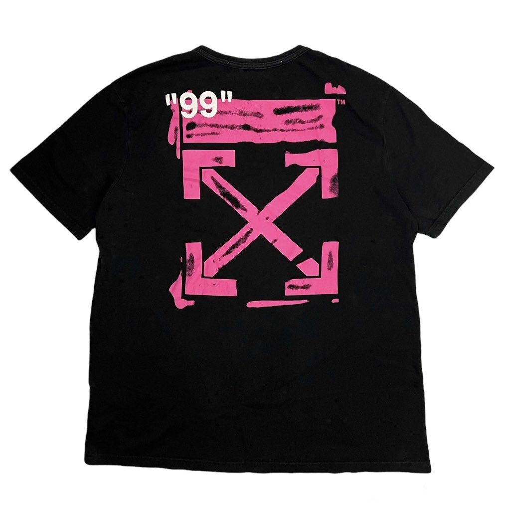 Off white impressionism t shirt black top