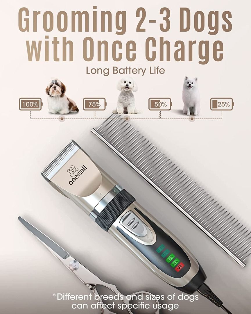 Oneisall dog shaver clearance