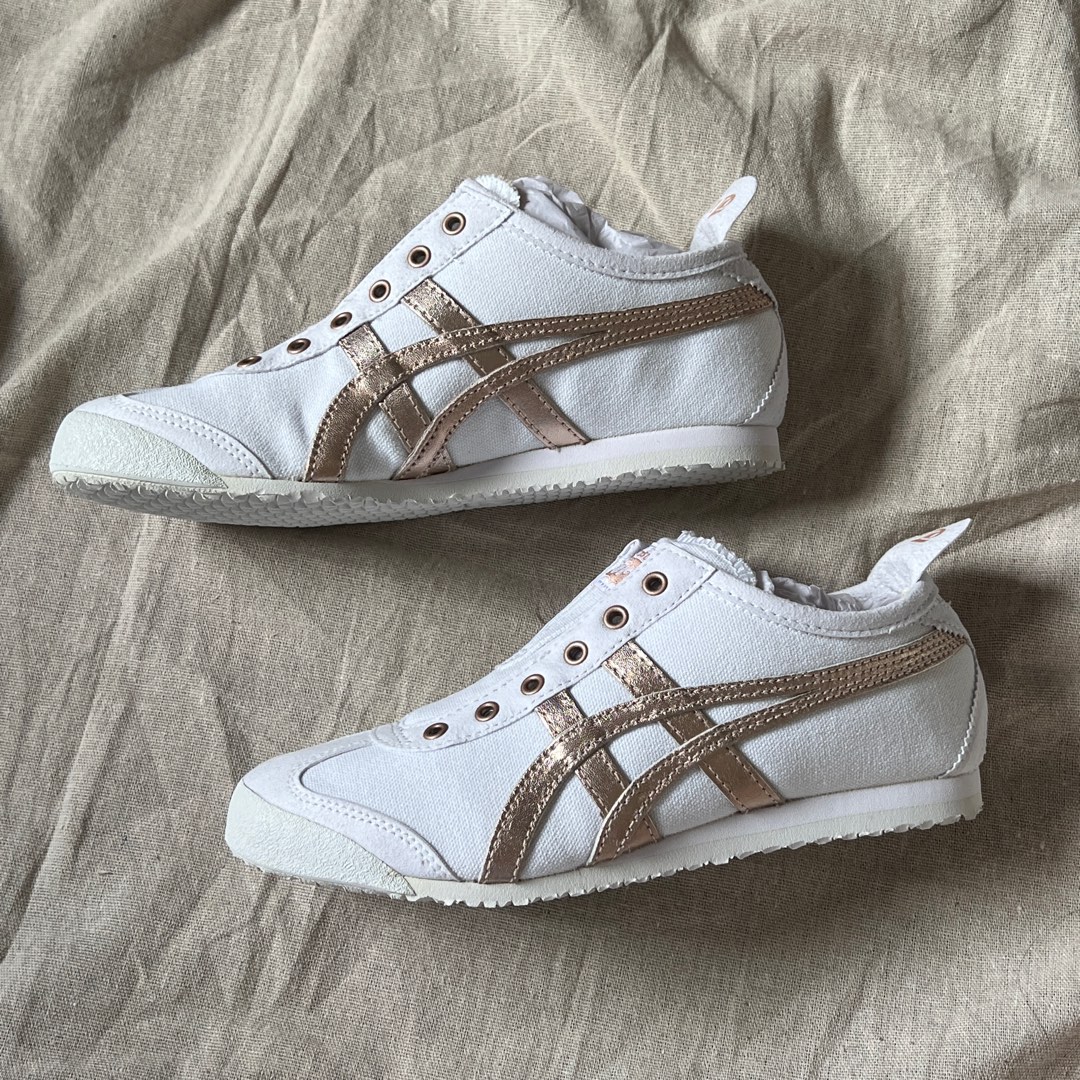 Onitsuka Tiger Mexico 66 Slipon White/Rose Gold, Women