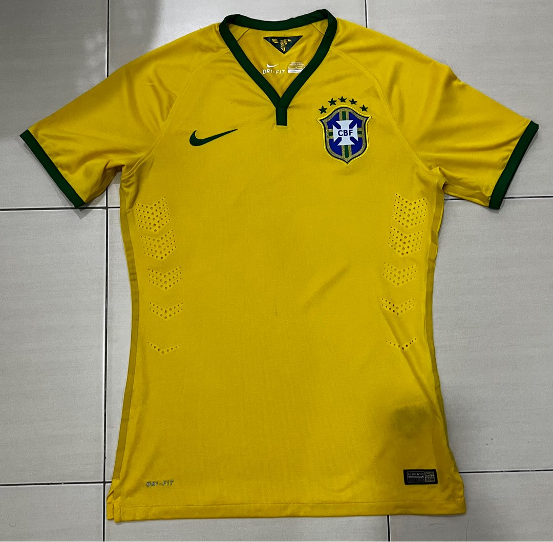 Original Nike Brazil Player Issue 2014 Jersey, Men's Fashion, Activewear on  Carousell