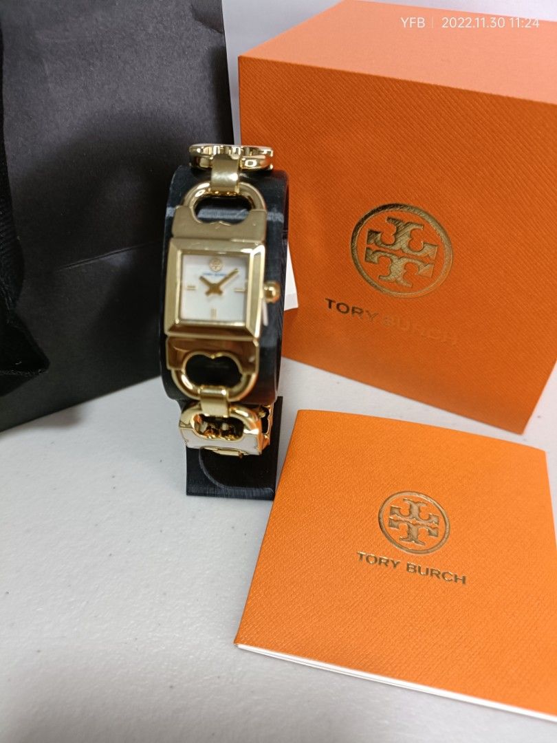 Tory burch double t link watch best sale