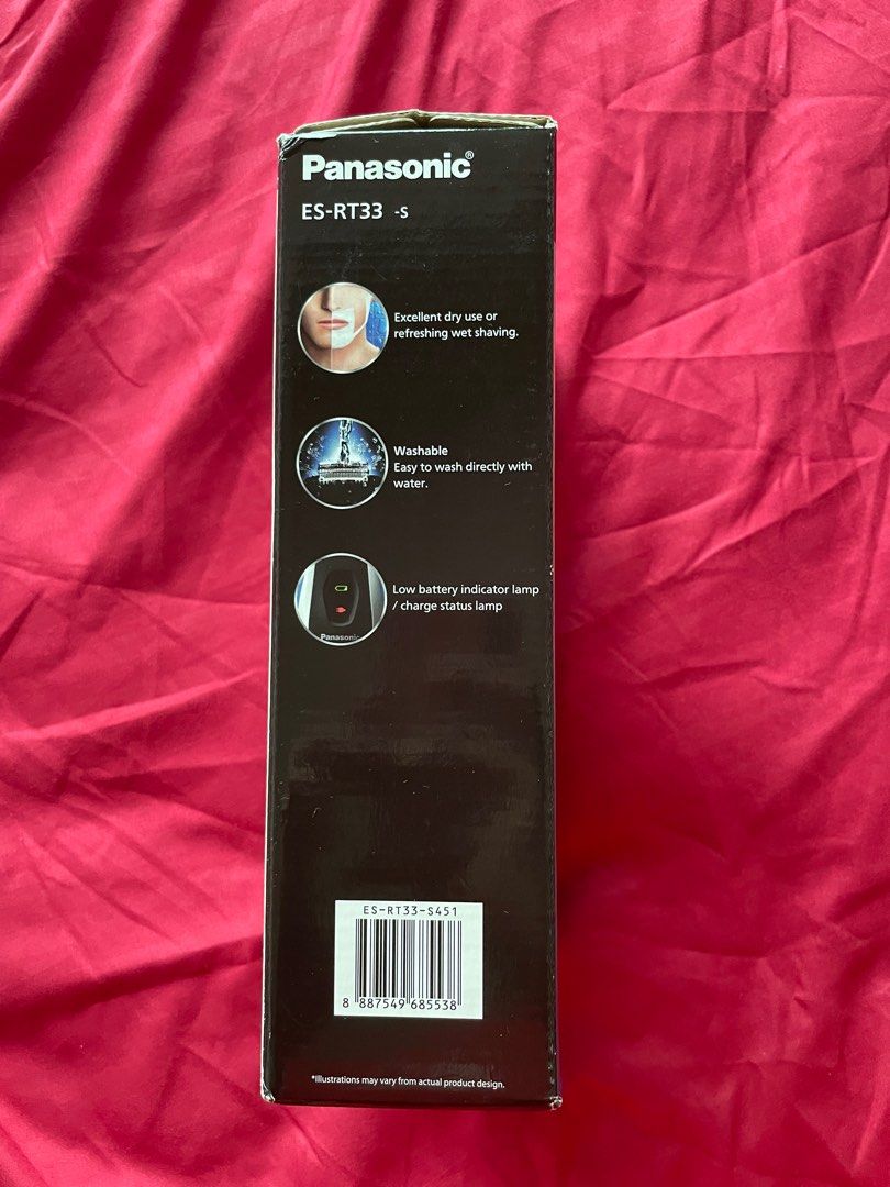 Panasonic shaver ES-RT33 -S wet/dry, 美容＆化妝品, 男士美容 ＆ 護理 - Carousell