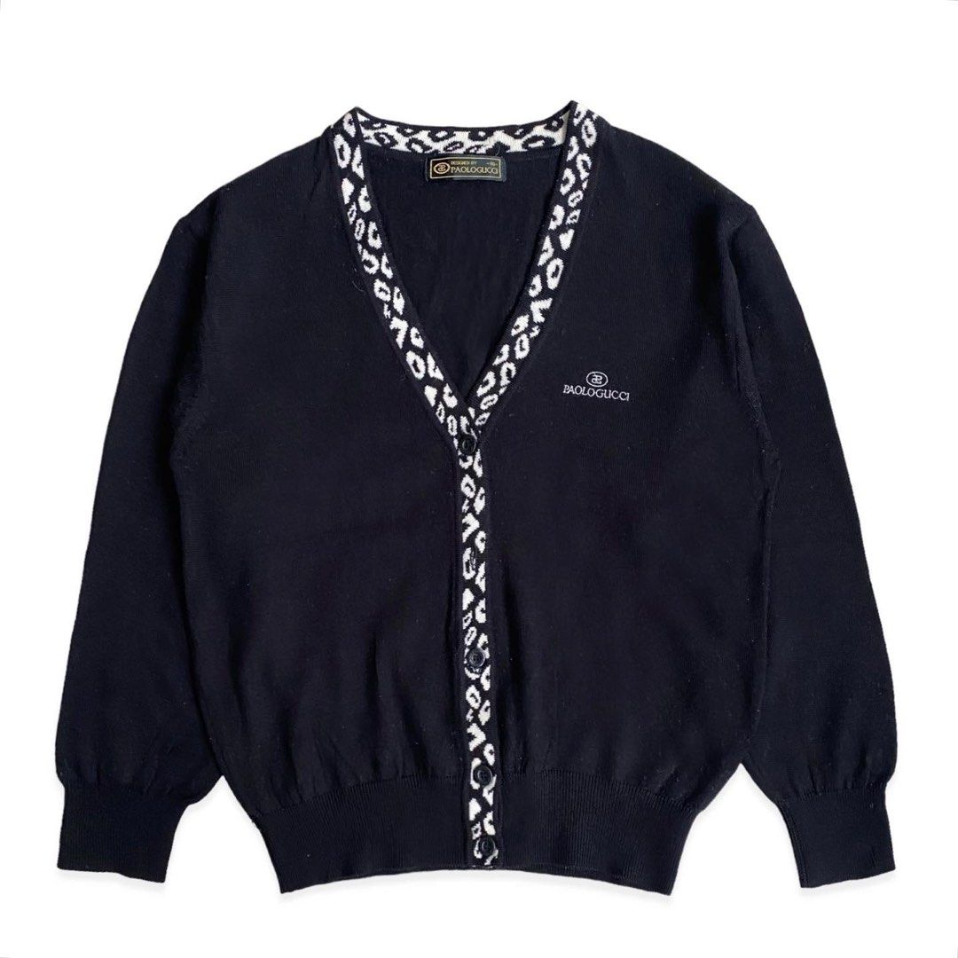 Gucci top cheetah sweater