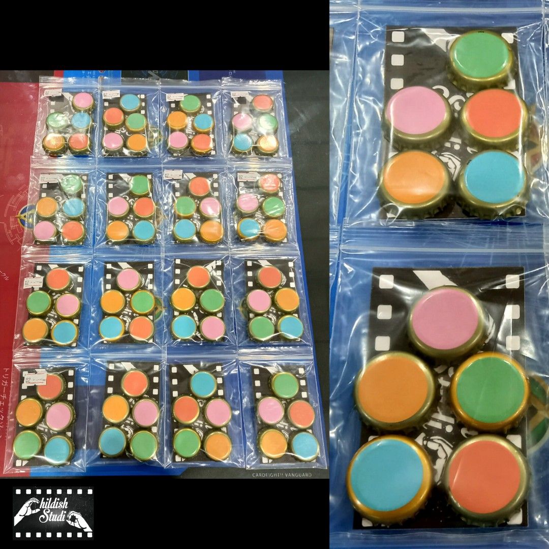 Permainan TUTUP BOTOL / CEPER (Rainbow), Hobbies & Toys, Toys & Games ...