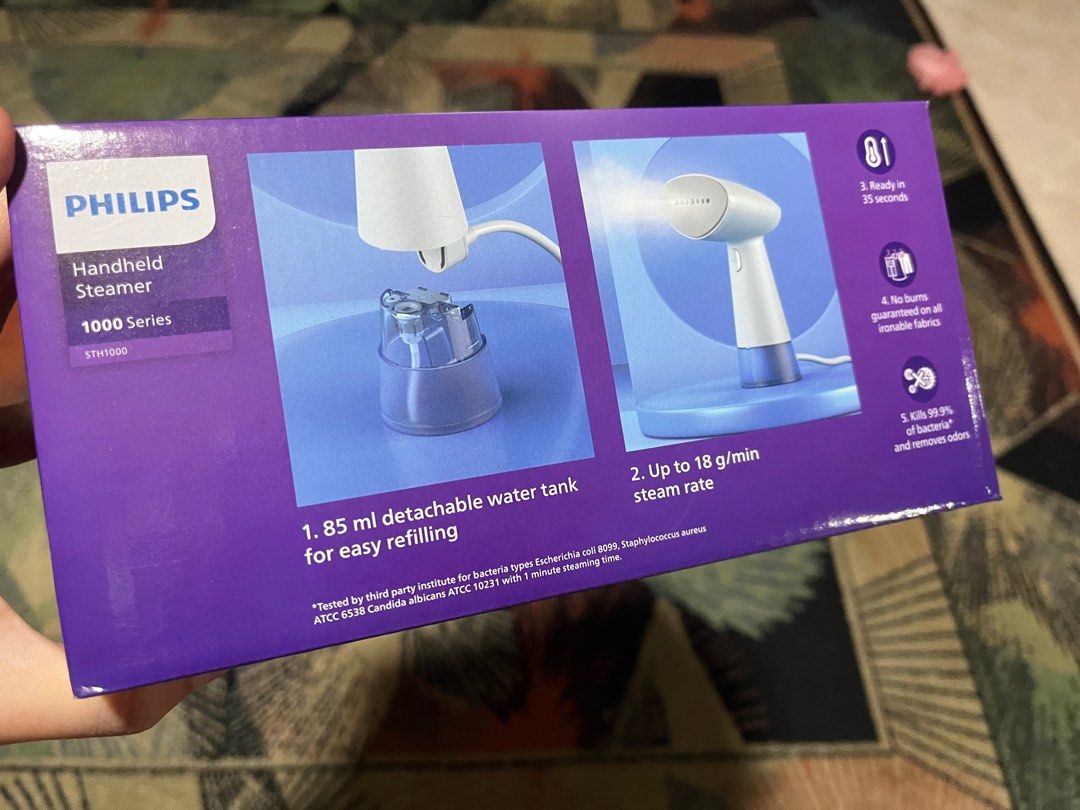 Philips Handheld Steamer 1000 Series STH1000, TV & Home Appliances