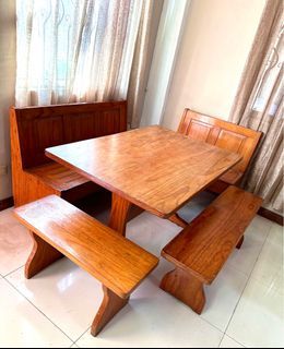 Philux Dining Set (Solid wood)