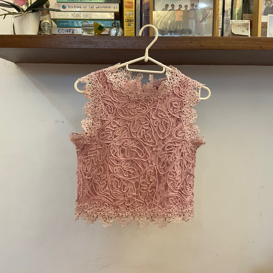Lacey Pintuck Sleeveless Top