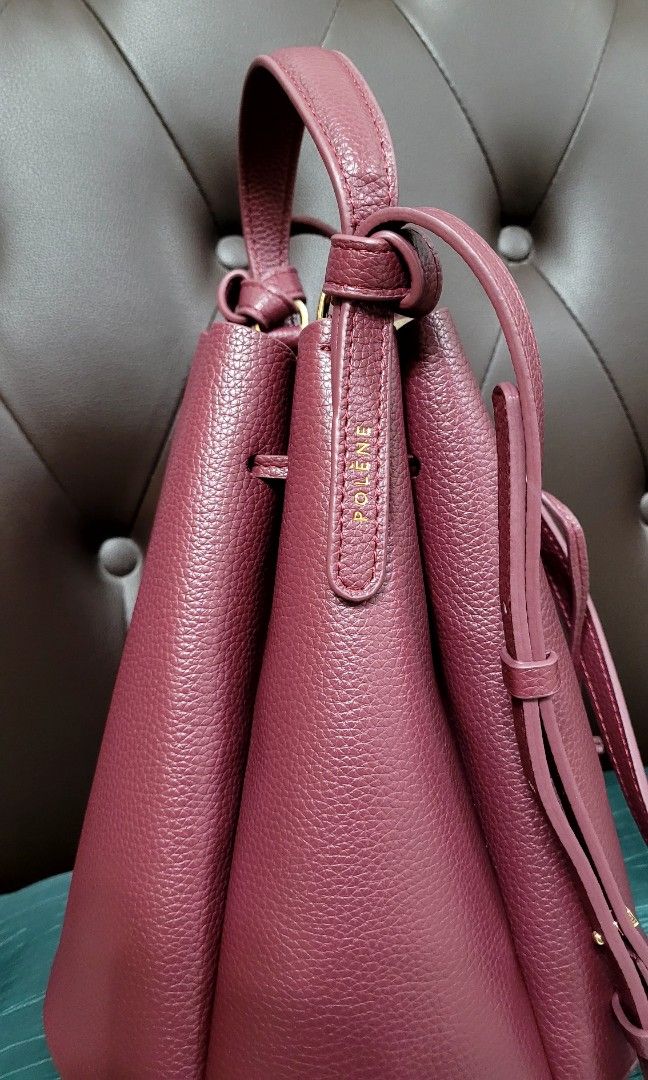 Discount Polène Handbags Malaysia - Numéro Un Burgundy