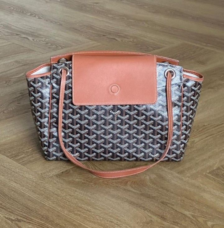 tas shoulder-bag Goyard Rouette PM Black & Tan Shoulder Bag