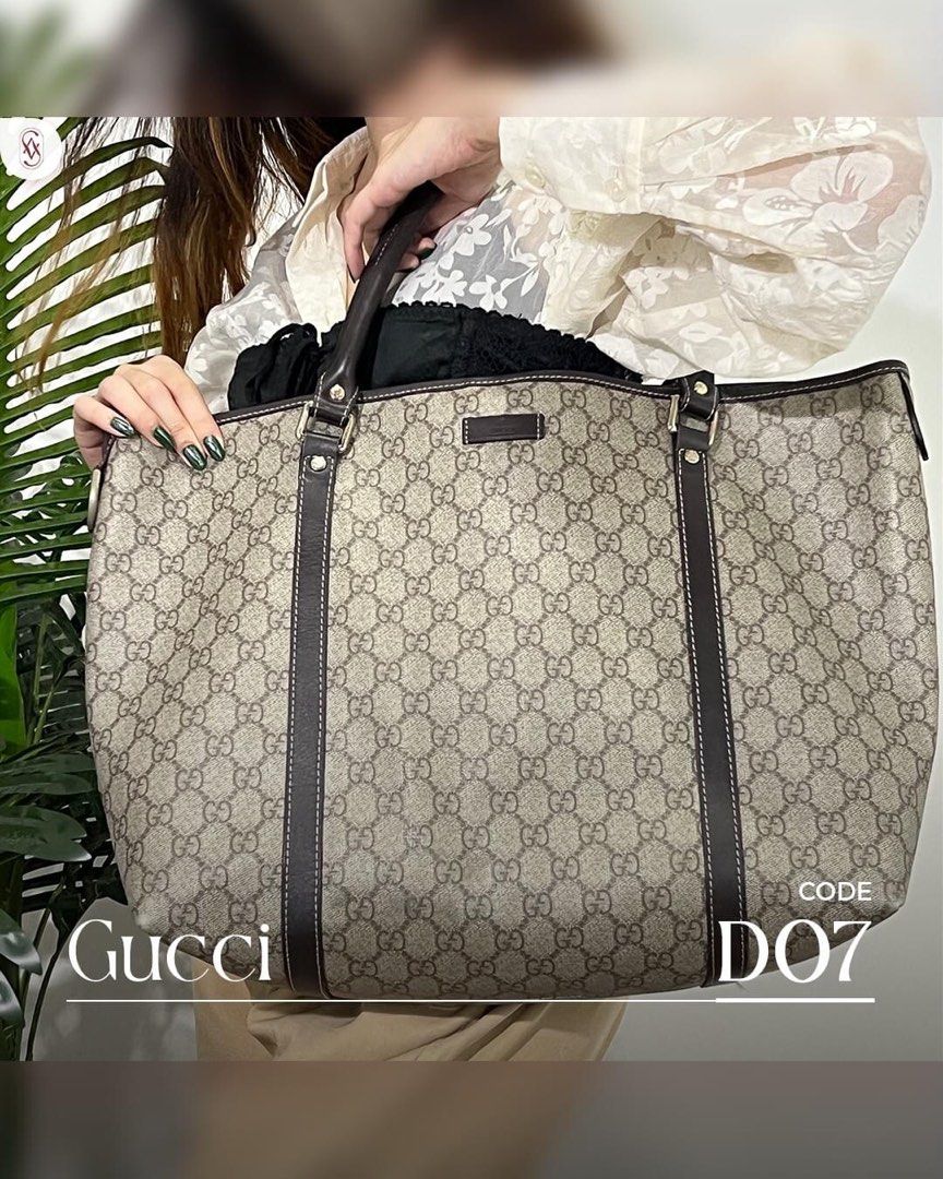 Gucci tote canvas shop bag