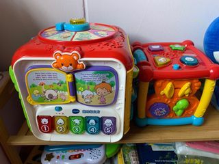 Preloved VTech used baby learning activity cube centre all working condition
