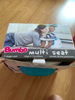 Preloved used bumbo baby multi  floor seat for play eating infant chair toddler