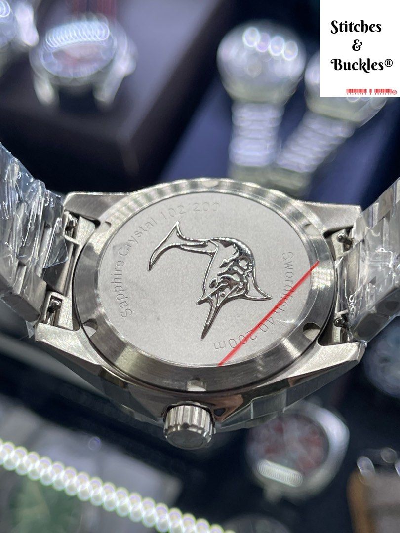 Brand New Zelos SWORDFISH 40MM SS 'NEBULA', Luxury, Watches on Carousell