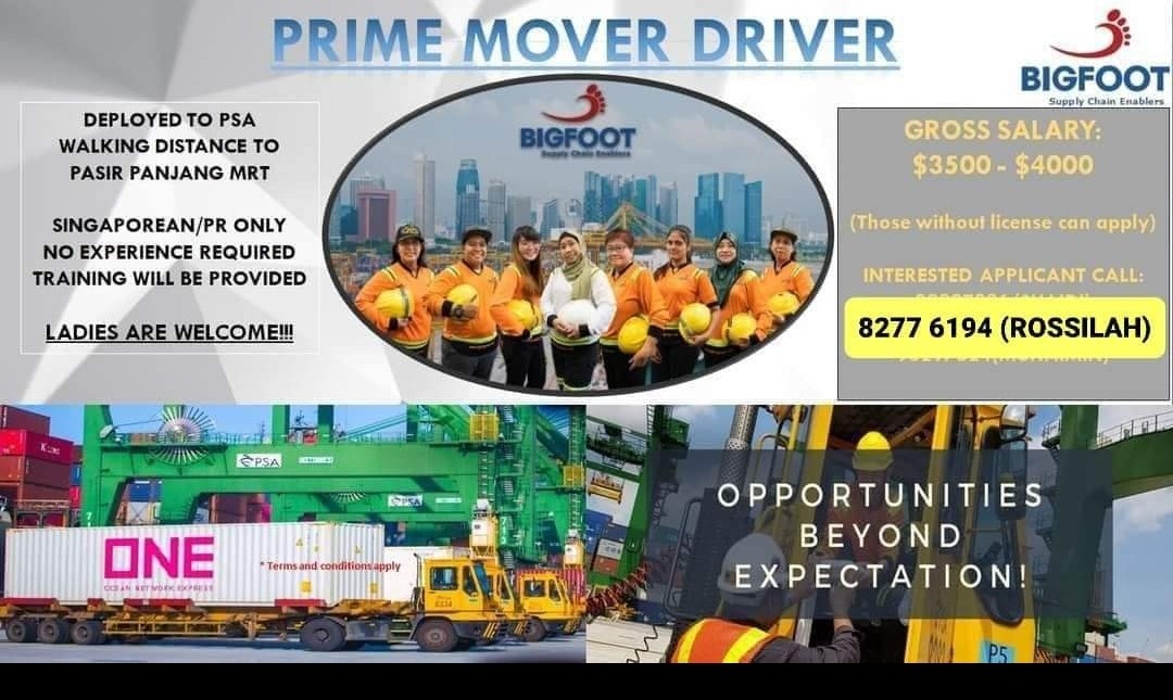 Prime Mover Drivers Needed !, Jobs, Transport & Delivery on Carousell