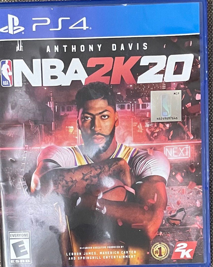 PS4 NBA 2K20 Anthony Davis, Video Gaming, Video Games, PlayStation