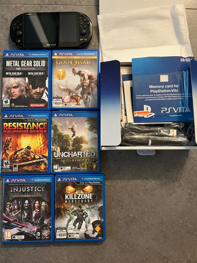 PS Vita Model 2000(can play PSP+PS1 games), Video Gaming, Video Game