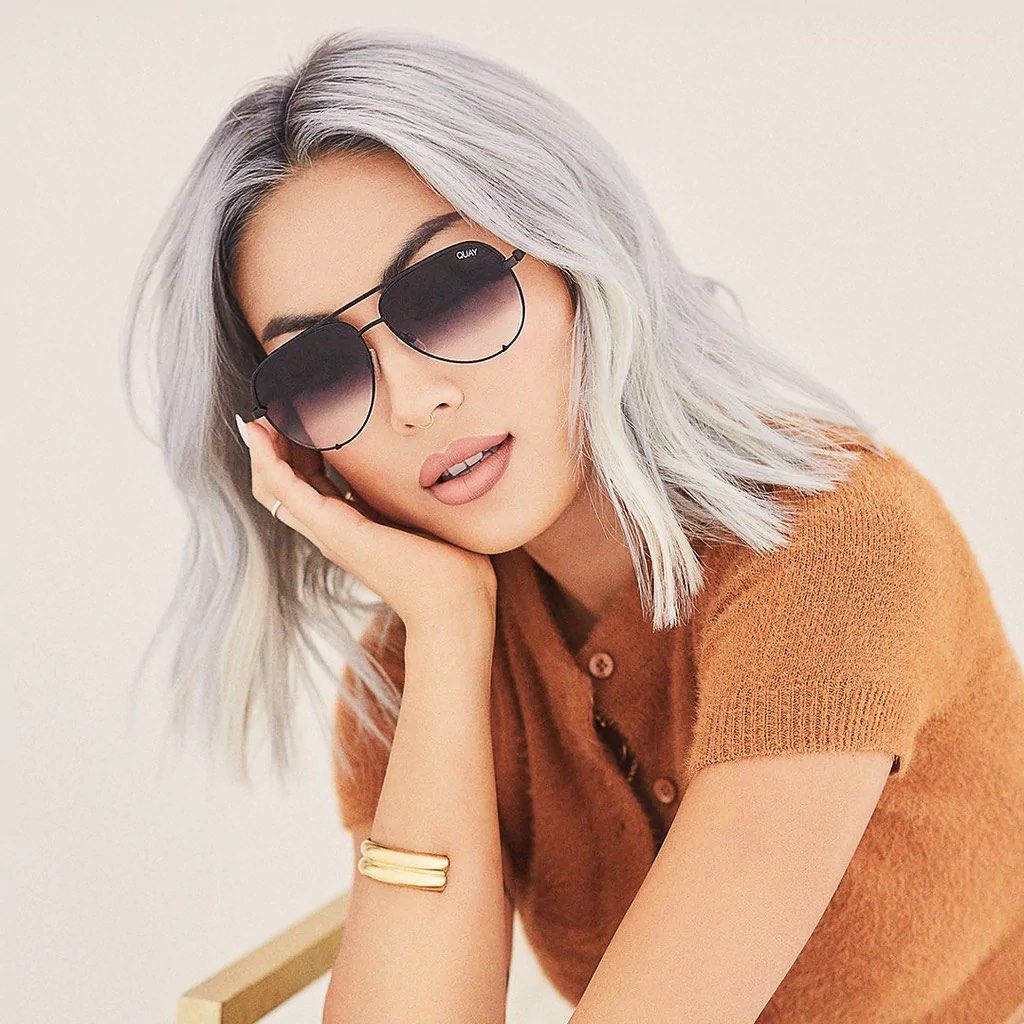 Quay high key rose gold hot sale green fade