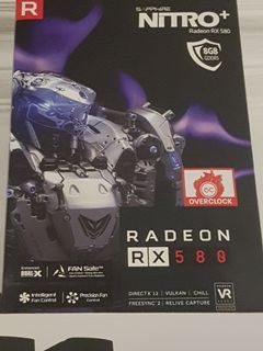 Radeon RX580 8GB Sapphire Nitro Plus
