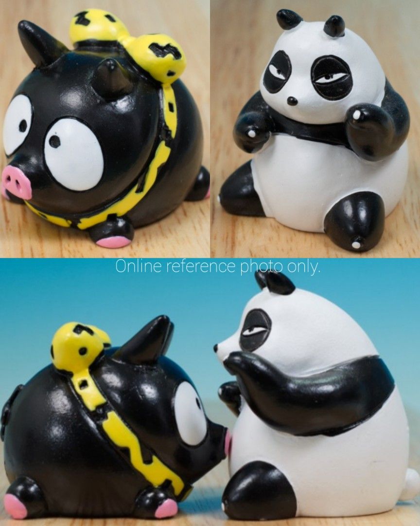 RANMA 1/2 Figure SET (Genma Panda and P-chan), Hobbies & Toys, Toys ...