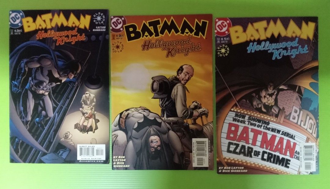 Rare Sets ! Batman: Hollywood Knight - 1,2,3 ( Dick Giordano - Cover Art )  DC Comics, Hobbies & Toys, Books & Magazines, Comics & Manga on Carousell