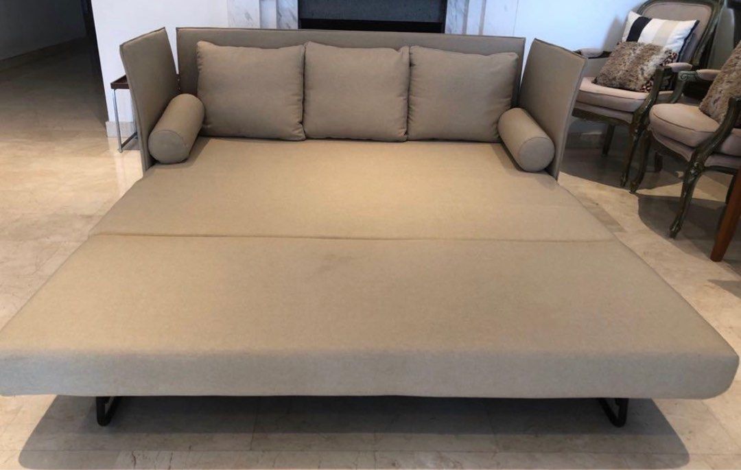 Rarely used Sofa Bed with an option for single and queen size bed