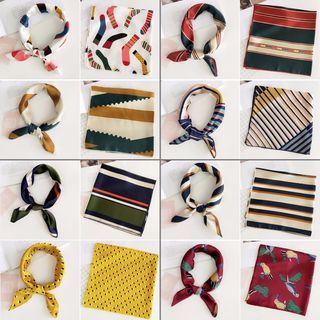 Ready Stock In Malaysia TWILLY RIBBON tie jute BAG ACCESSORIES handbag  handle silk TWILLIES BOW neck scarf SET D,E,F, Women's Fashion, Watches &  Accessories, Other Accessories on Carousell