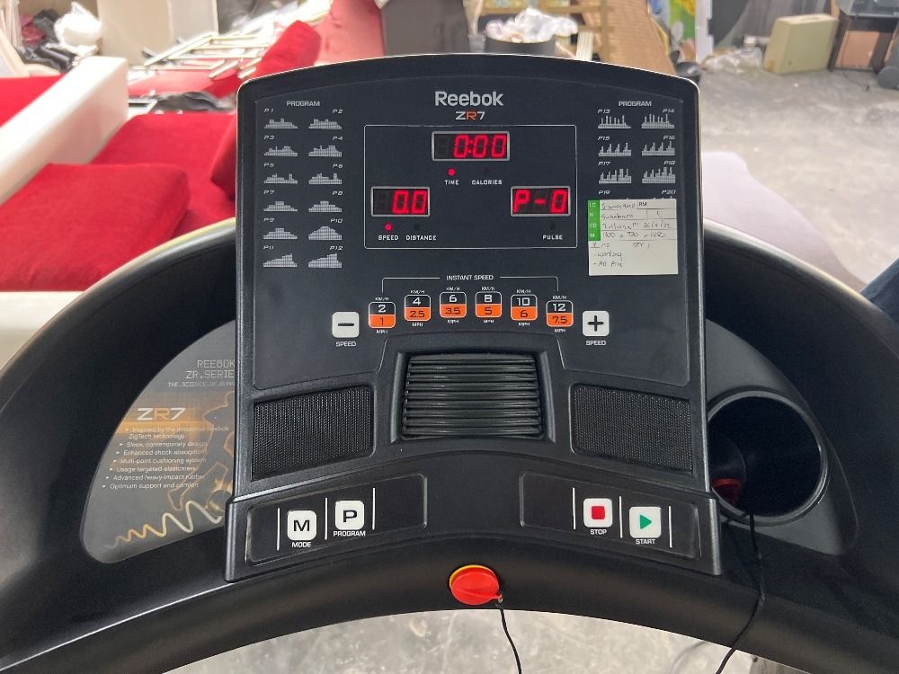 Reebok zr7 treadmill review store