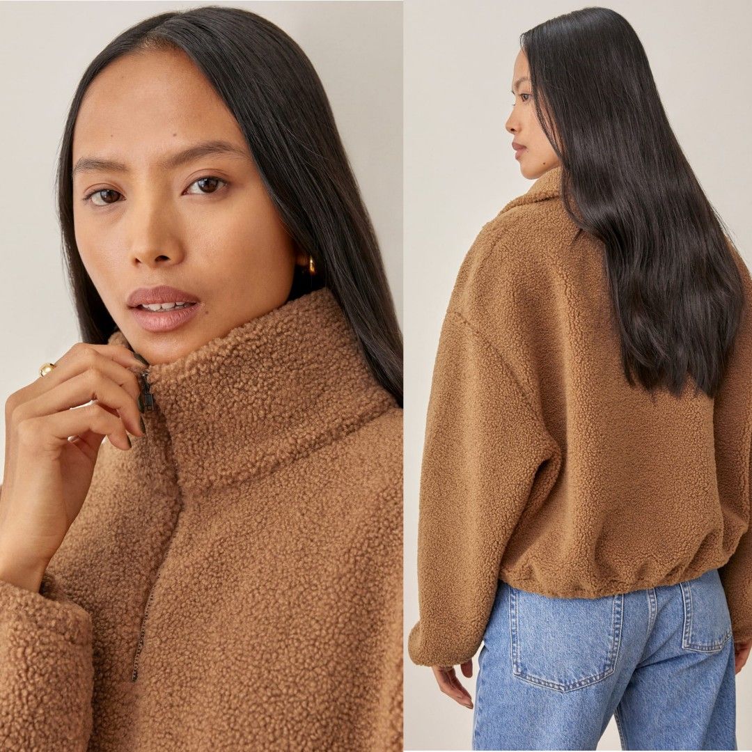 Reformation bolton on sale zip jacket