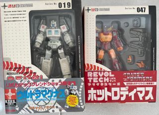 REVOLTECH KAIYODO TRANSFORMERS ULTRA MAGNUS HOT ROD OPTIMUS PRIME