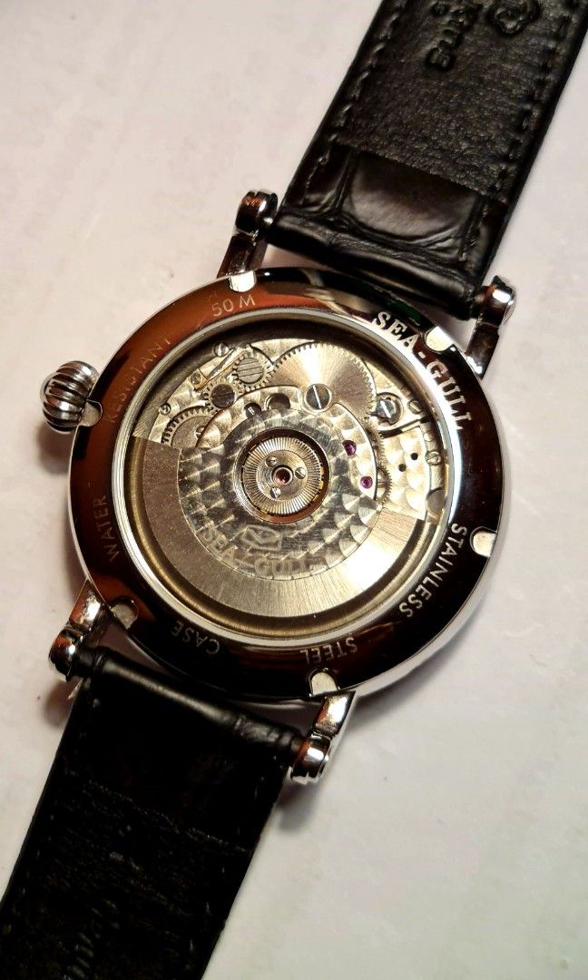 SeaGull Retrogrades Mechanical Power Reserve Auto, Handwind & Hacking