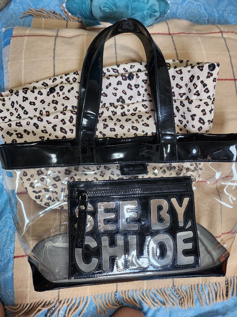 Chloe clear bag store