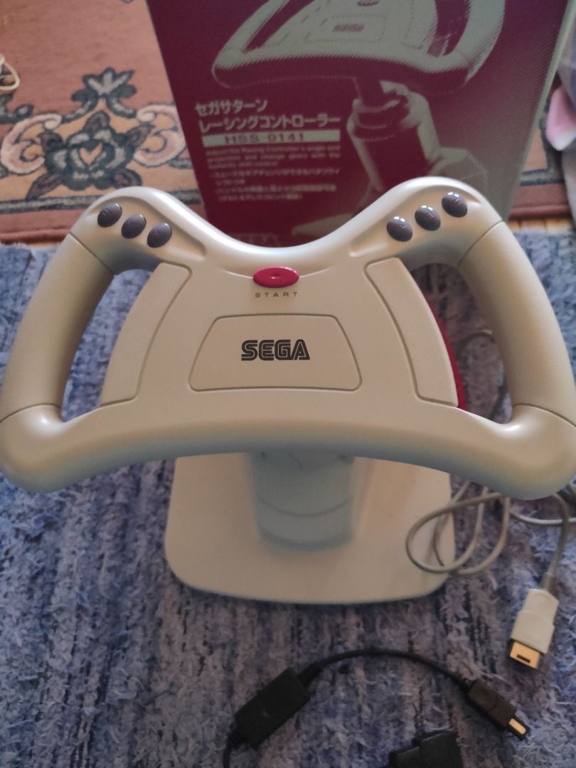 Sega Saturn Wheel Controller, Video Gaming, Gaming Accessories ...