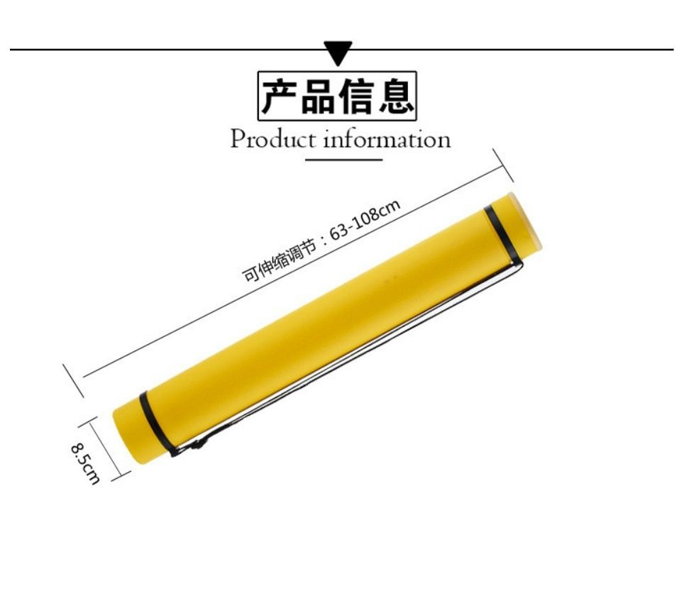 [SG] Extendable Poster Tube Holder [64cm To 108cm], Hobbies & Toys