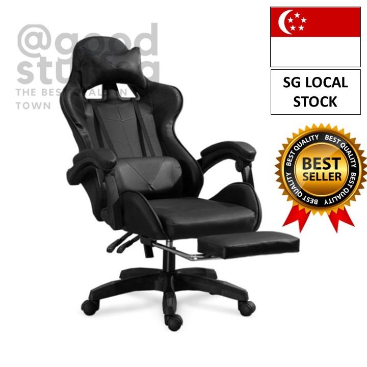 SG FREE CHEAPEST Best Adjustable Office Chair Ergonomic Gaming Chair without with foot rest Furniture Home Living Furniture Chairs on Carousell