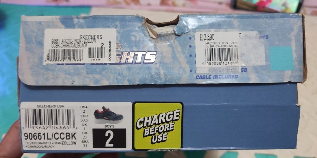 Skechers Ice Lights for Kids 21 CM or 33.5 EUR Babies Kids