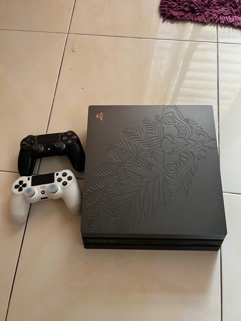 Sony PS4 Pro 1TB TLOU2 Limited Edition Video Gaming Video Game