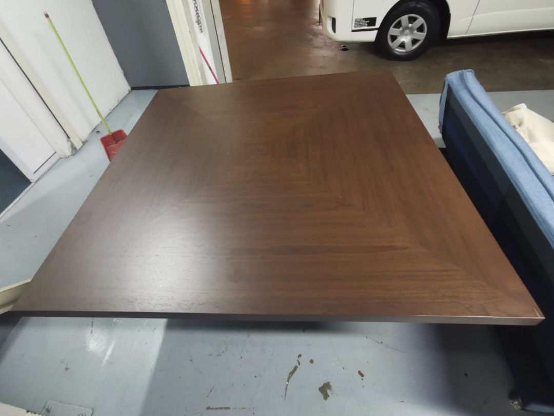 Square wooden dining table, Furniture & Home Living, Furniture, Tables