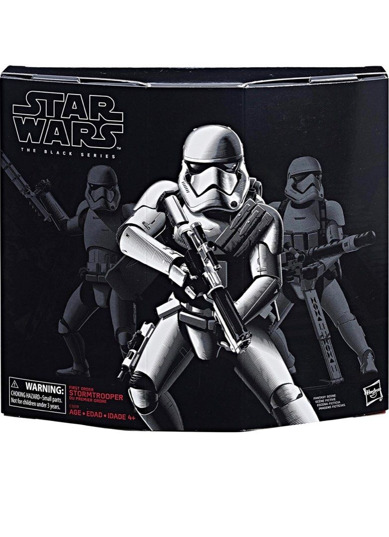 Star wars the black series first order stormtrooper hotsell with gear