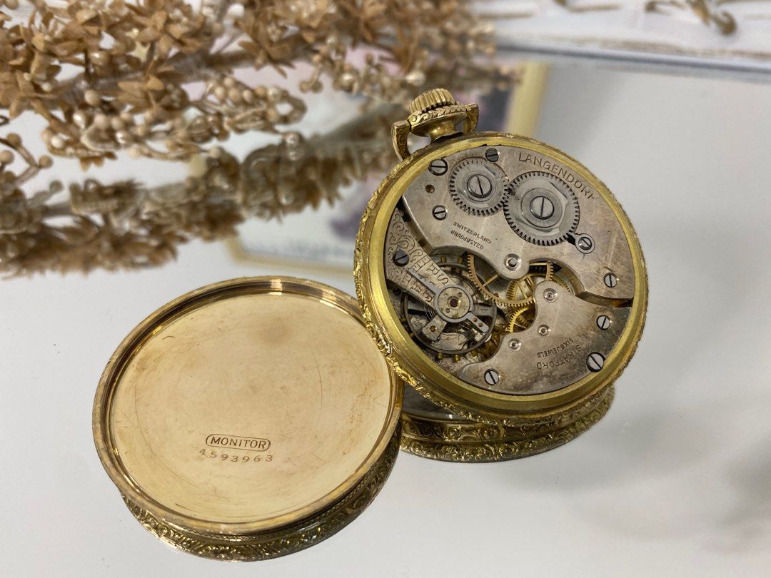 Stratford Authentic Manual hand Wind Pocket Watch Vintage Antique