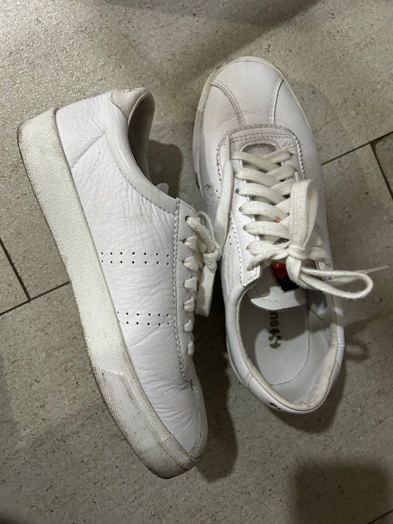 SUPERGA 2869 CLUB S COMFLEAU GERMANY WHITE GOLD WOMEN S SNEAKERS