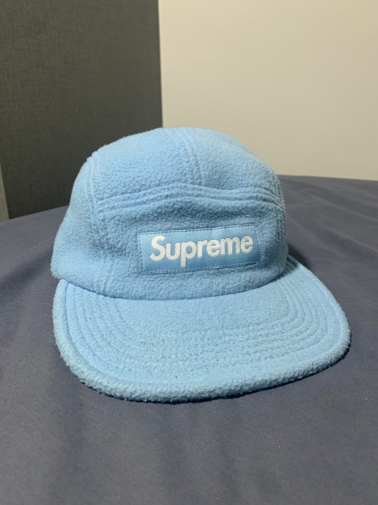 Supreme fleece pullcord camp cap top