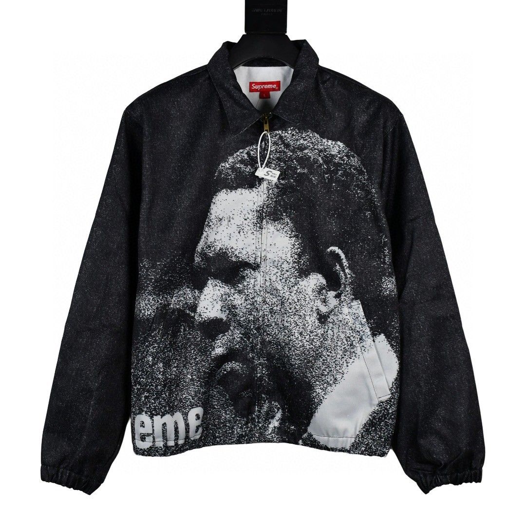 Supreme Supreme John Coltrane A Love Supreme Denim Harrington Jacket