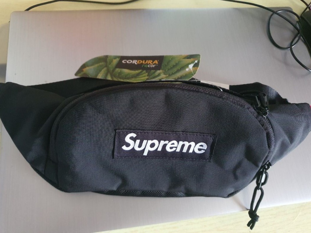 supreme Small Waist Bag black - バッグ