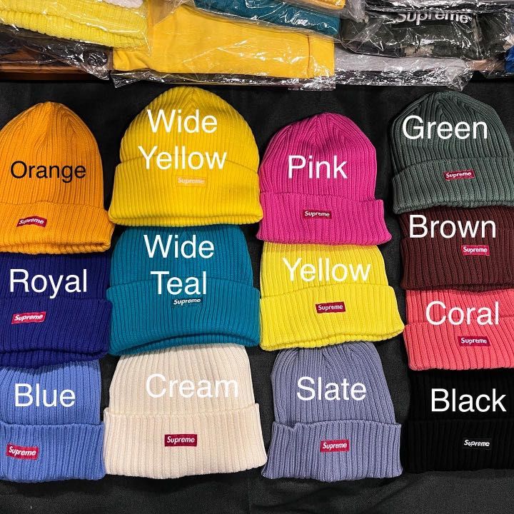 Supreme Overdyed Beanie SS22 SS21 SS20 box logo tee hooded jacket