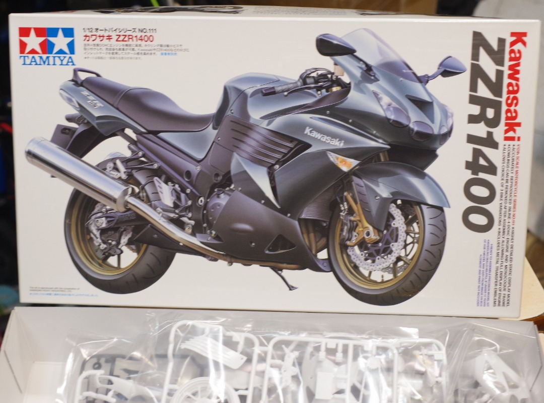 全新-Tamiya-田宮-14111-1/12-川崎-Kawasaki ZZR 1400-M-250, 興趣及