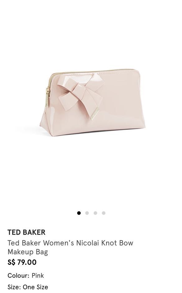 Ted baker deals pink makeup bag