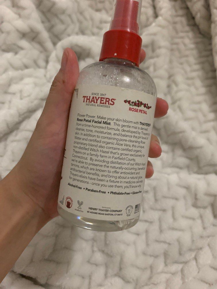 Thayers Facial Mist, Beauty & Personal Care, Face, Face Care on Carousell
