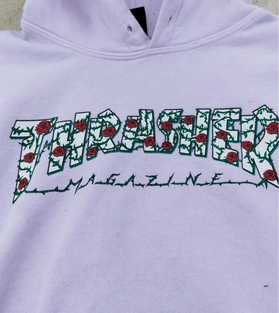 Thrasher discount rose hoodie