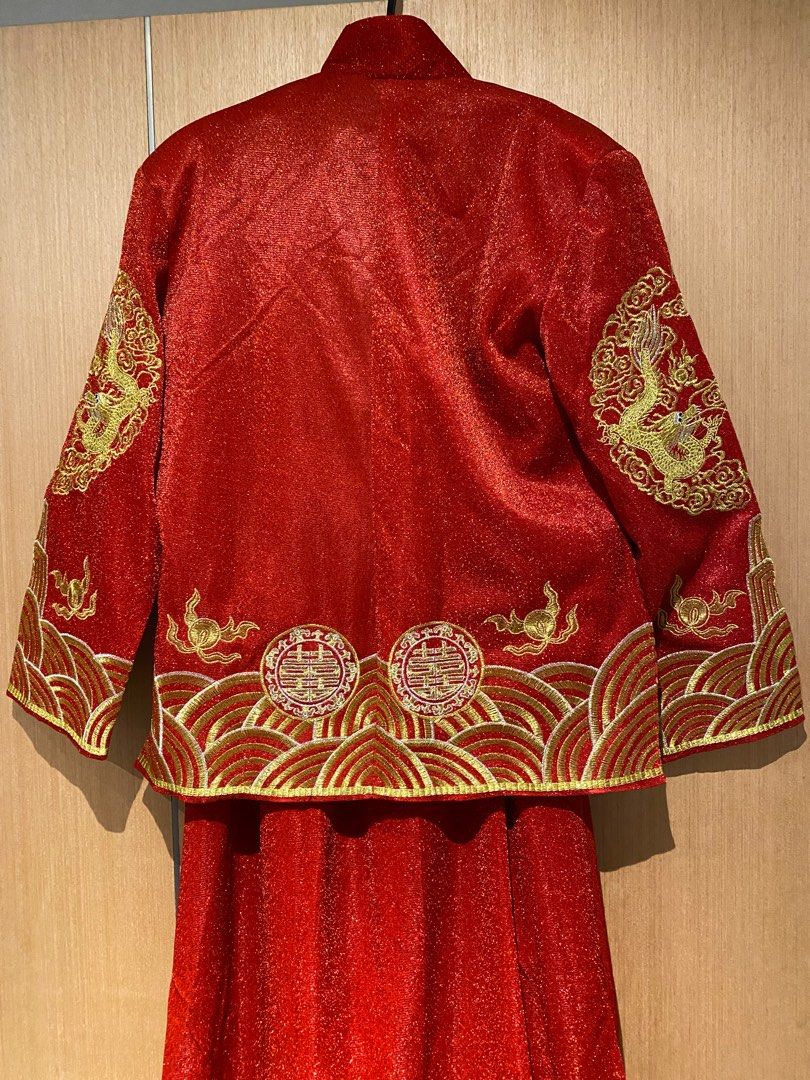 Chinese wedding dress male hotsell